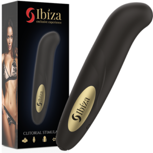 ibiza kliterstimulator usb ladegert 10 vibrationsmodi golden 13 x 2,9 cm