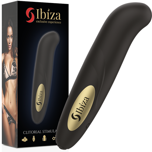ibiza kliterstimulator usb ladegert 10 vibrationsmodi golden 13 x 2,9 cm