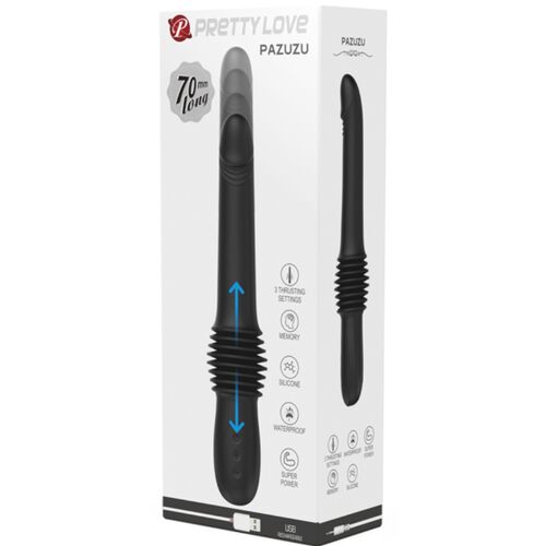 pretty love pazuzu vibrator 3 stossmodi schwarz