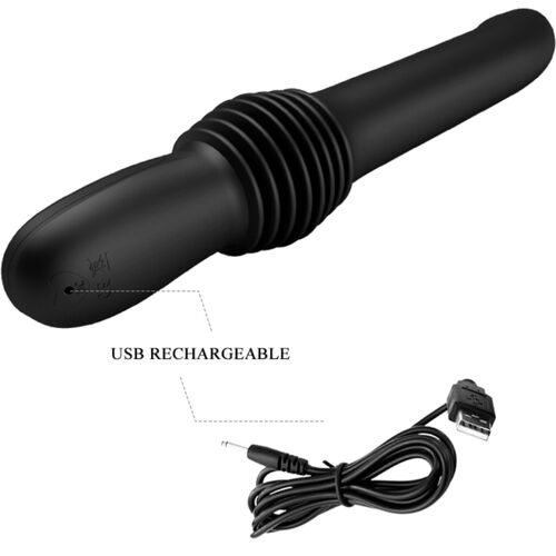 pretty love pazuzu vibrator 3 stossmodi schwarz