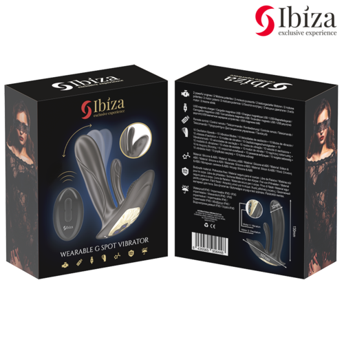 ibiza – tragbarer vibrator mit g punkt und klitorisstimulation mit fernbedienung